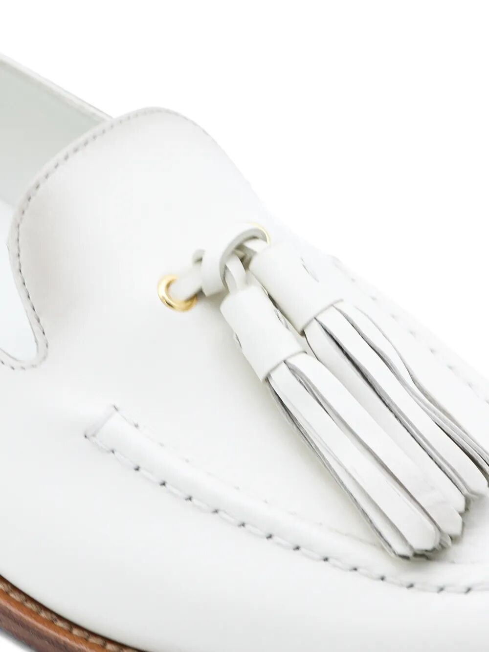 SMOOTH LEATHER LOAFERS WITH TASSELS