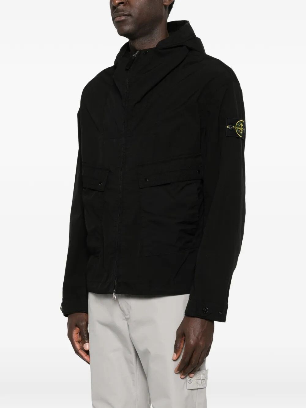 LIGHTWEIGHT CANVAS HOODED JACKET