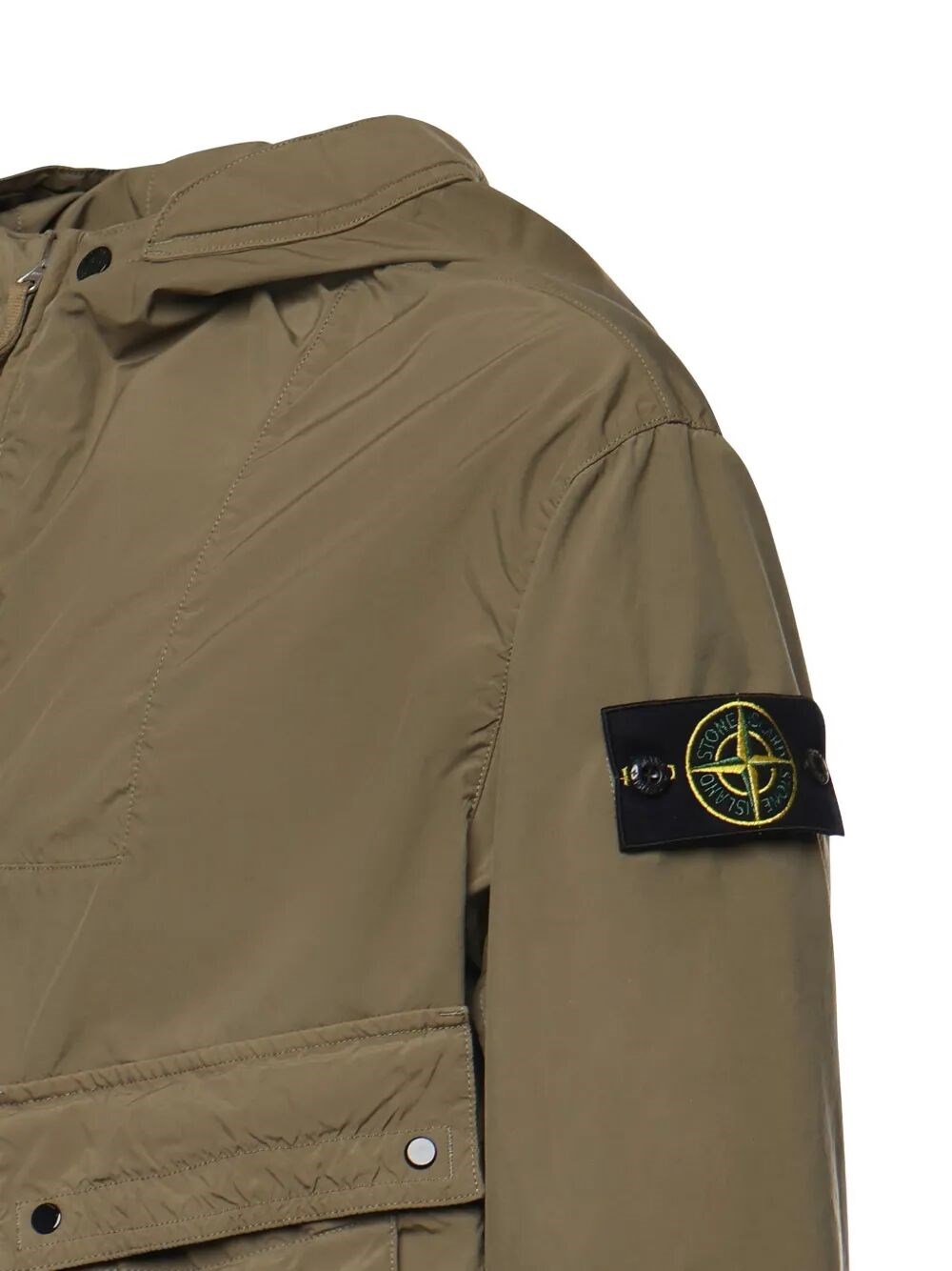 LIGHTWEIGHT CANVAS HOODED JACKET