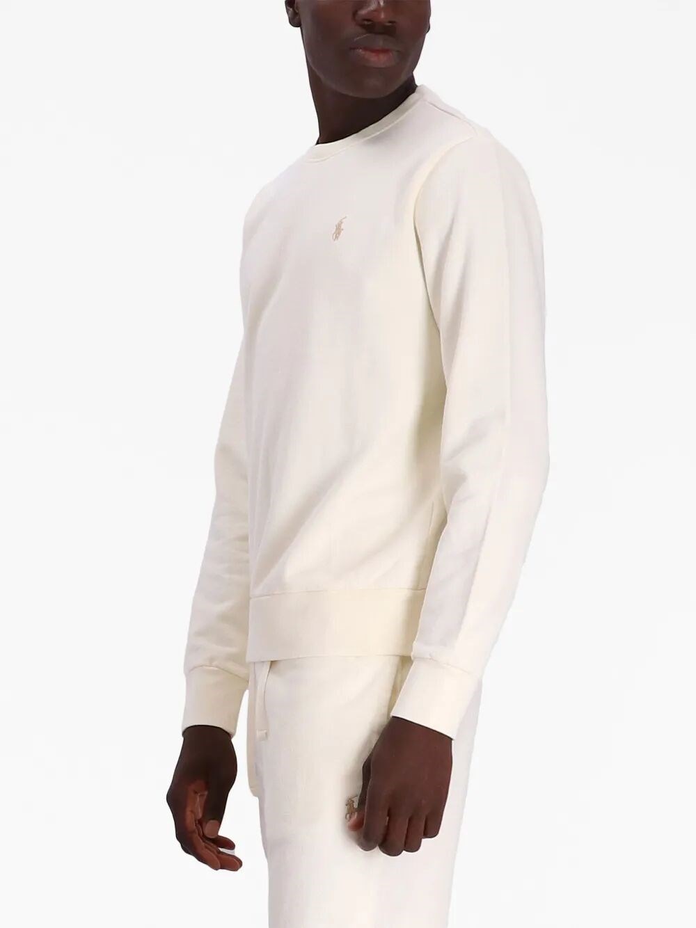 CREWNECK COTTON JERSEY SWEATSHIRT