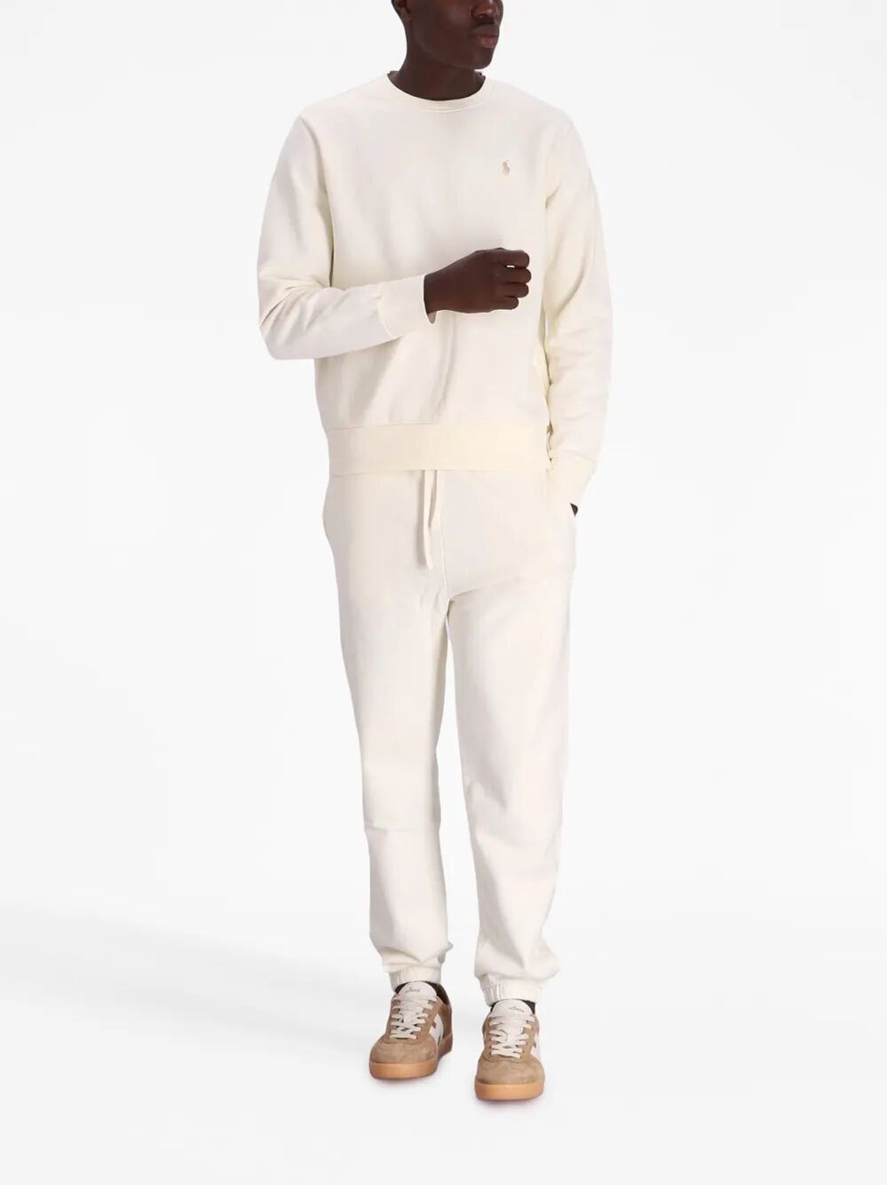 CREWNECK COTTON JERSEY SWEATSHIRT