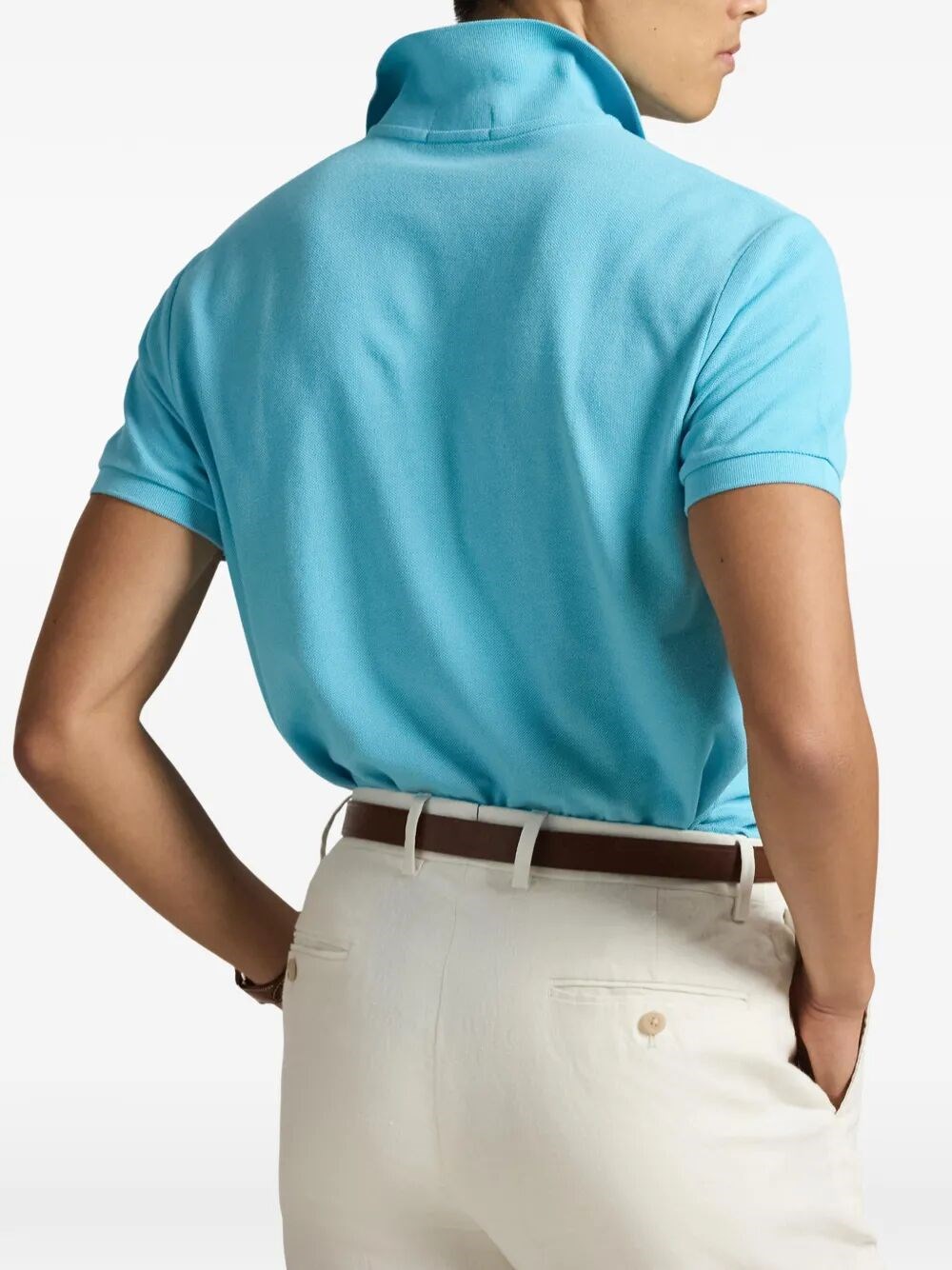 SLIM FIT COTTON PIQUÉ POLO SHIRT