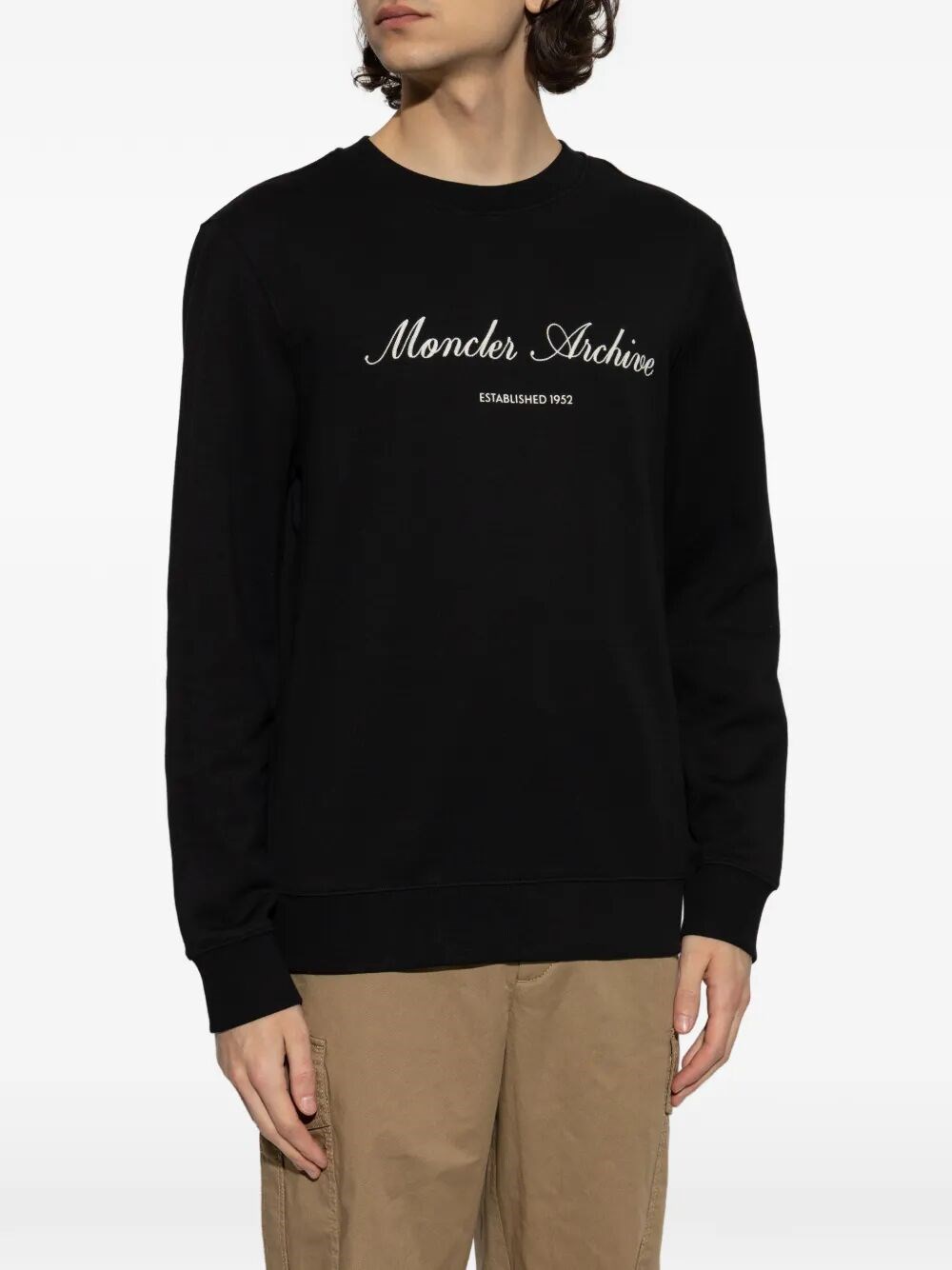 COTTON BLEND LOGO SWEATSHIRT