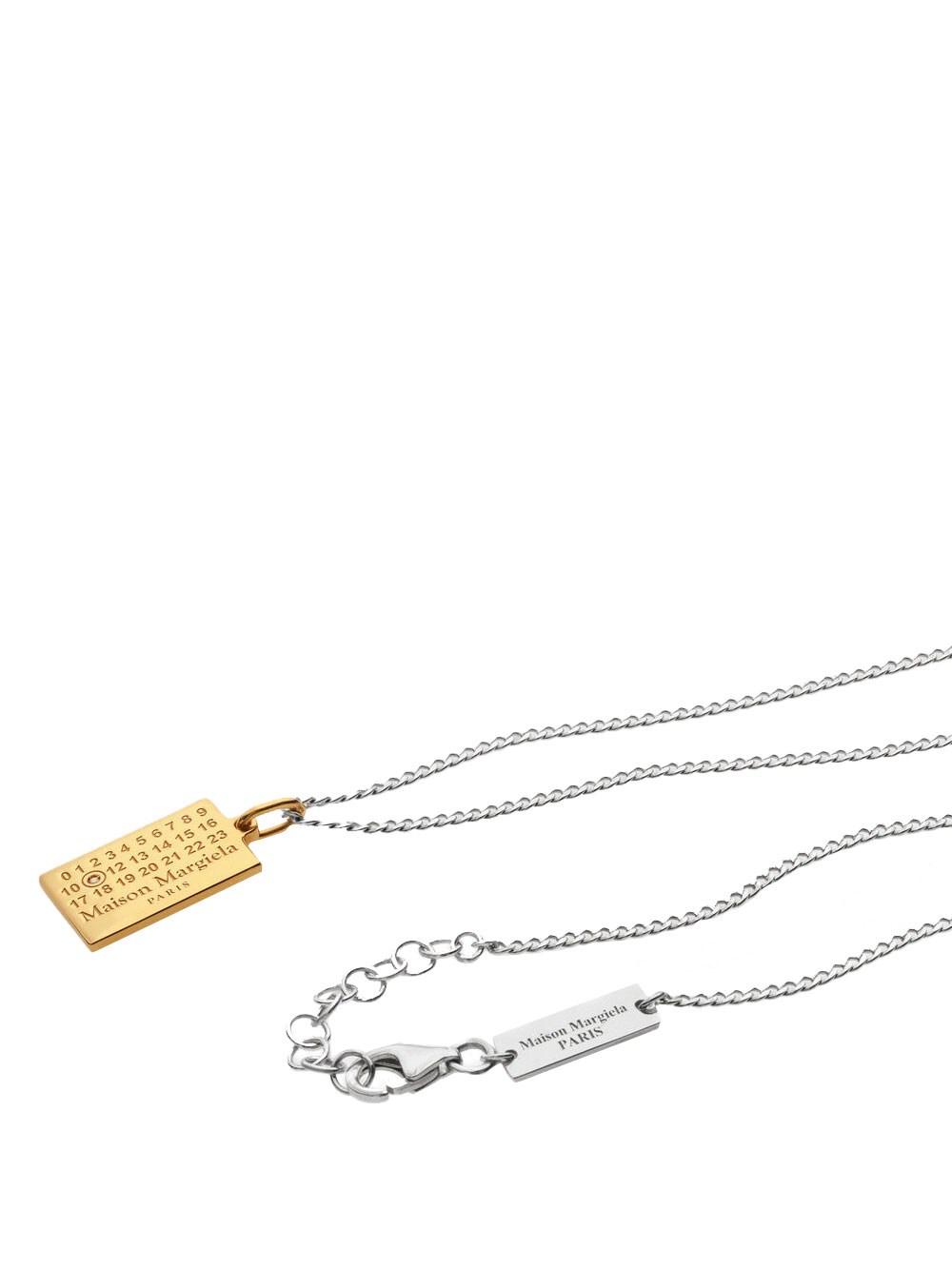 NUMERIC DIAMOND PENDANT NECKLACE