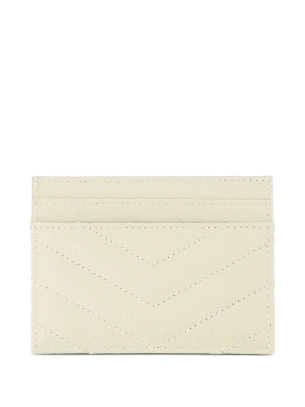 CASSANDRE MATELASSÉ CARD CASE IN GRAIN DE POUDRE LEATHER