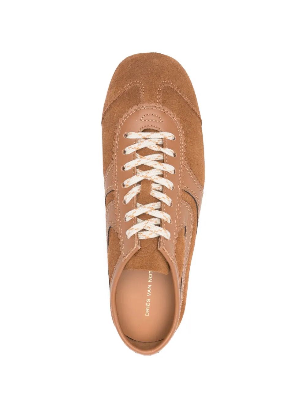SUEDE SNEAKERS WITH LEATHER INSERTS