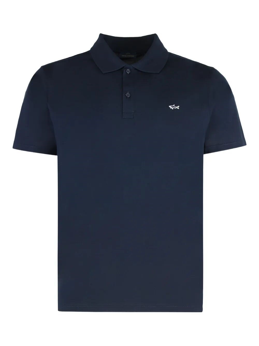 Paul & Shark Men's Blue Cotton Logo Polo