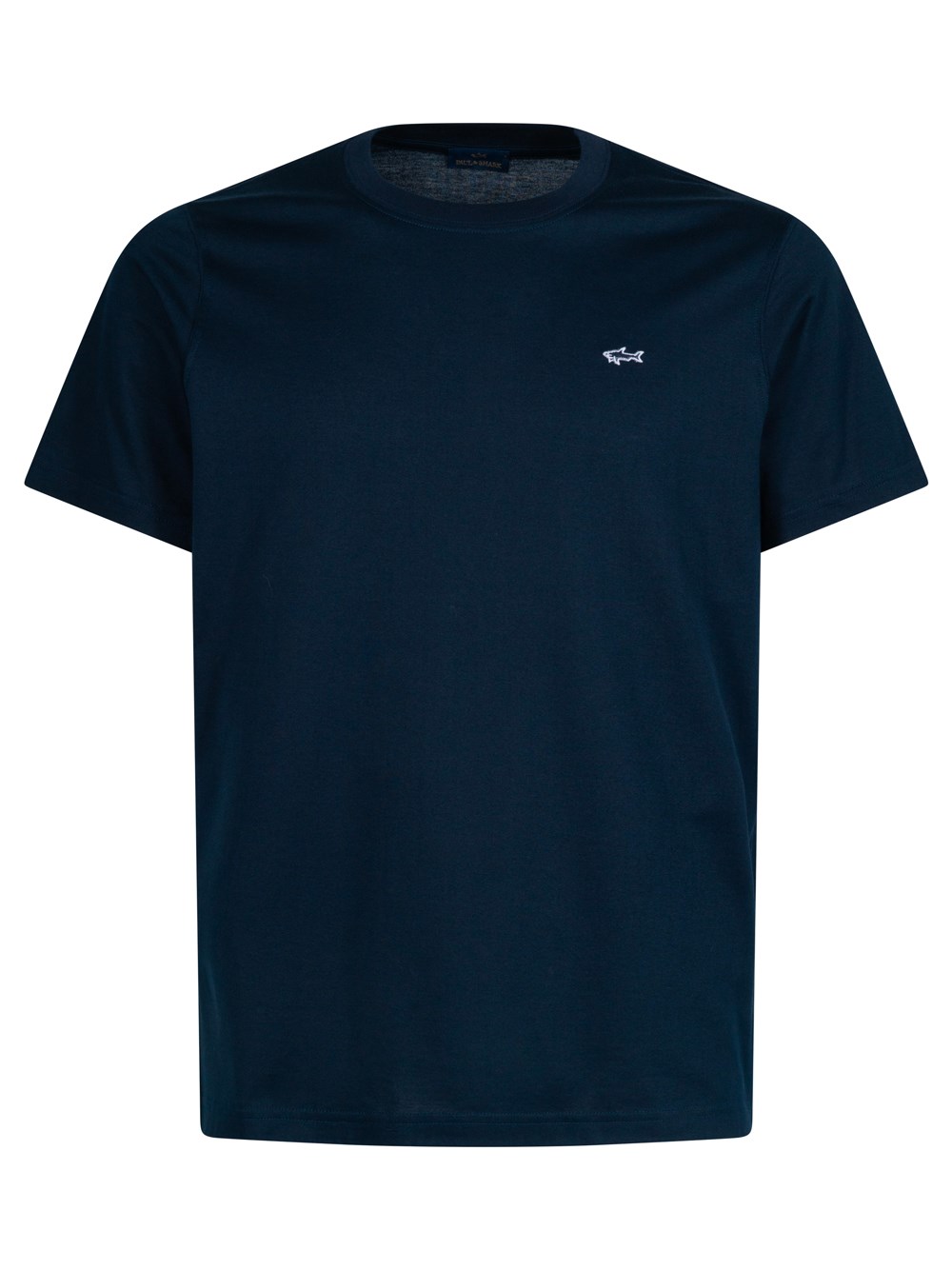 Paul & Shark Men's Blue Cotton Logo T-Shirt