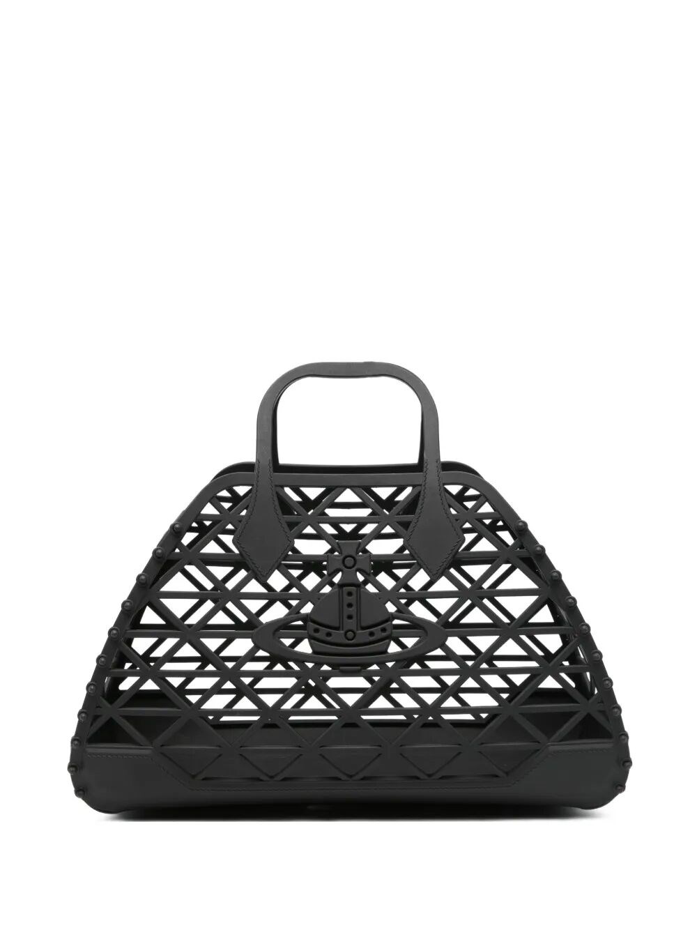 Vivienne Westwood Women's Black X-Ray Mesh-Finish Bag