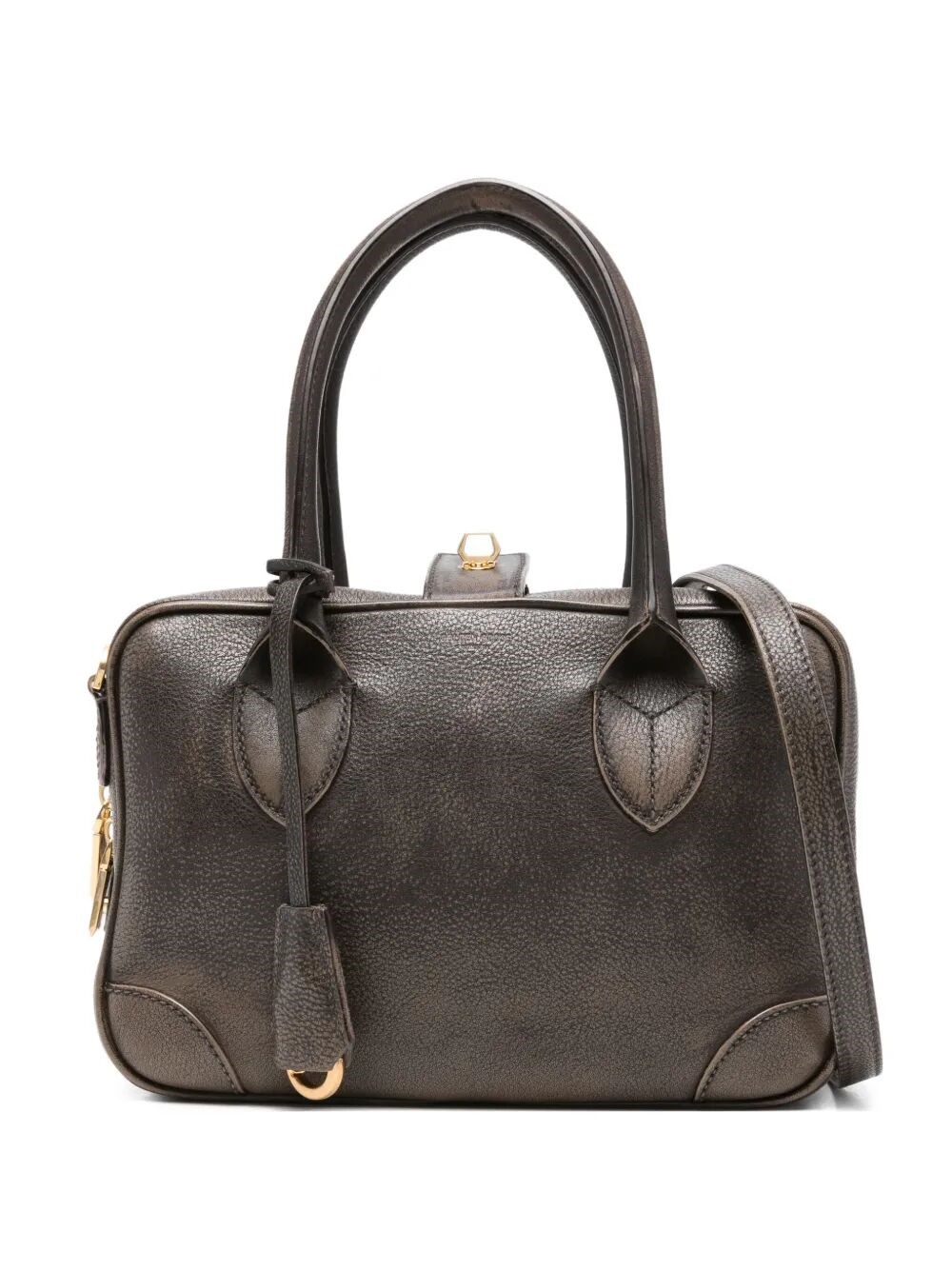 Golden Goose Women's Brown Vita Handbag In Gradient Leather