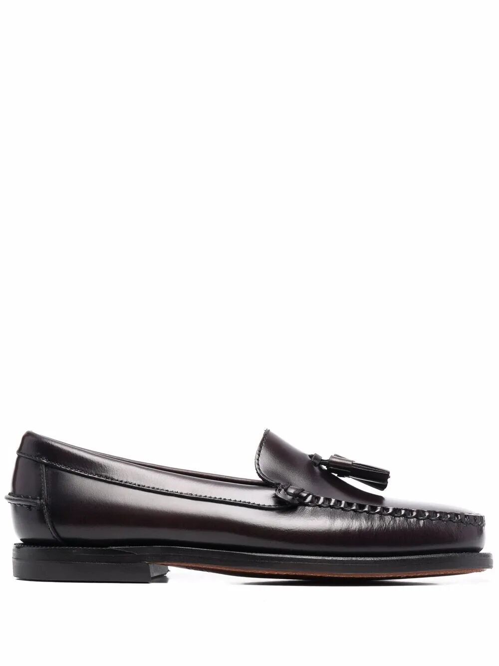 Sebago Women's Brown Will Smooth Leather Classic Loafers