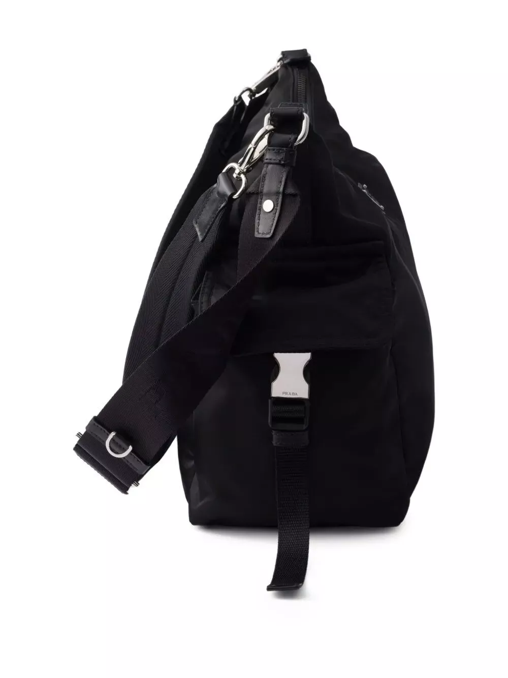 PRADA 익스플로어 리사이클 나일론 가죽 호보 백