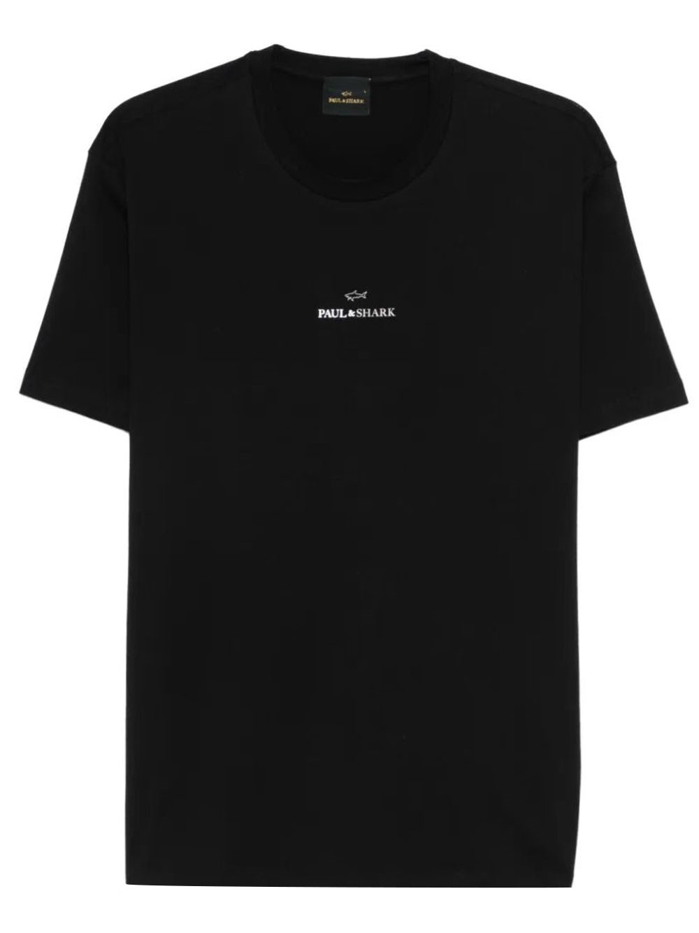 Paul & Shark Men's Black Logo-Print Cotton Jersey T-Shirt
