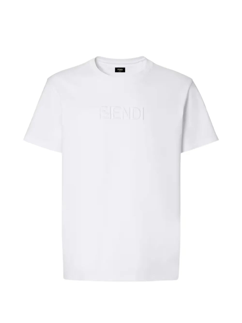 Fendi Men's White Logo T-Shirt