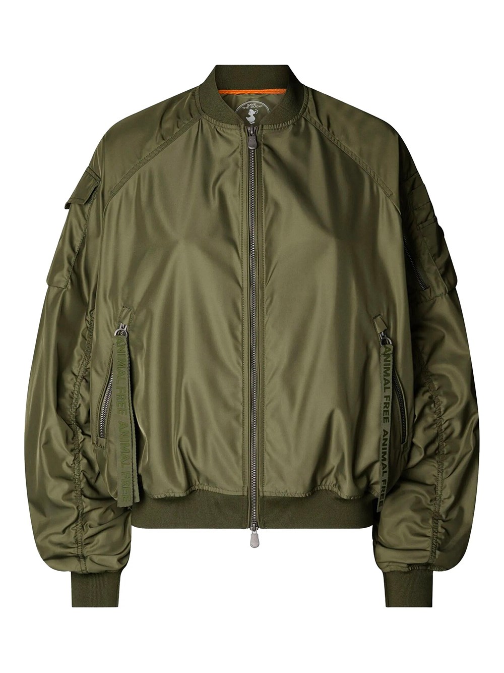 Save The Duck Women's Green Lil Bomber Jacket