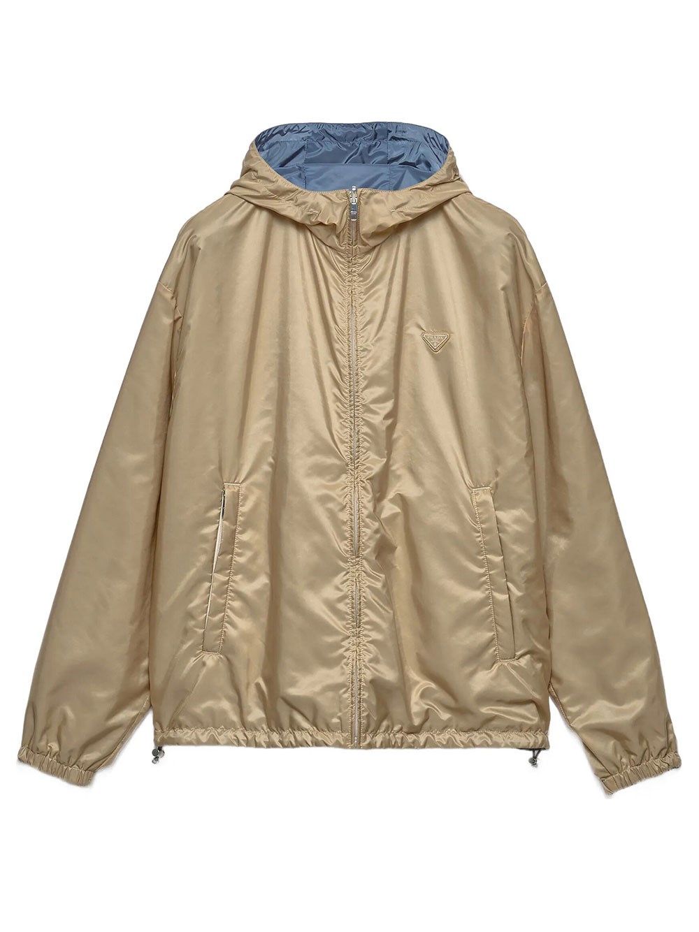 Prada Men's Brown Re-Nylon Reversible Jacket