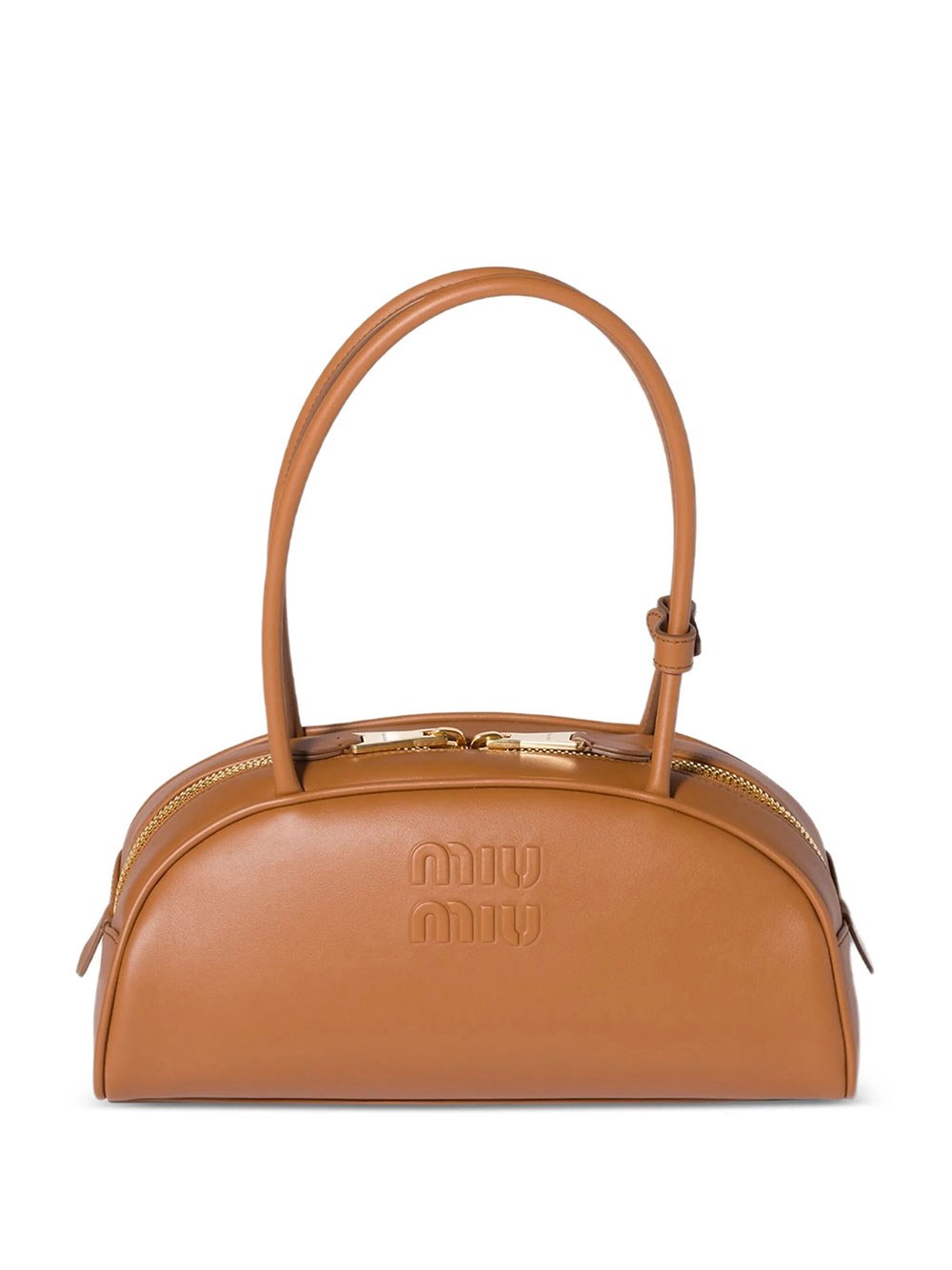 Miu Miu Women's Brown Beau Softy Medium Leather Bag