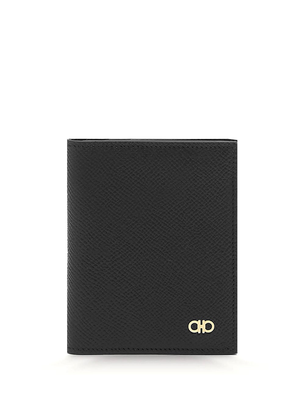 Ferragamo Men's Black Bi-Fold Micro Cardholder