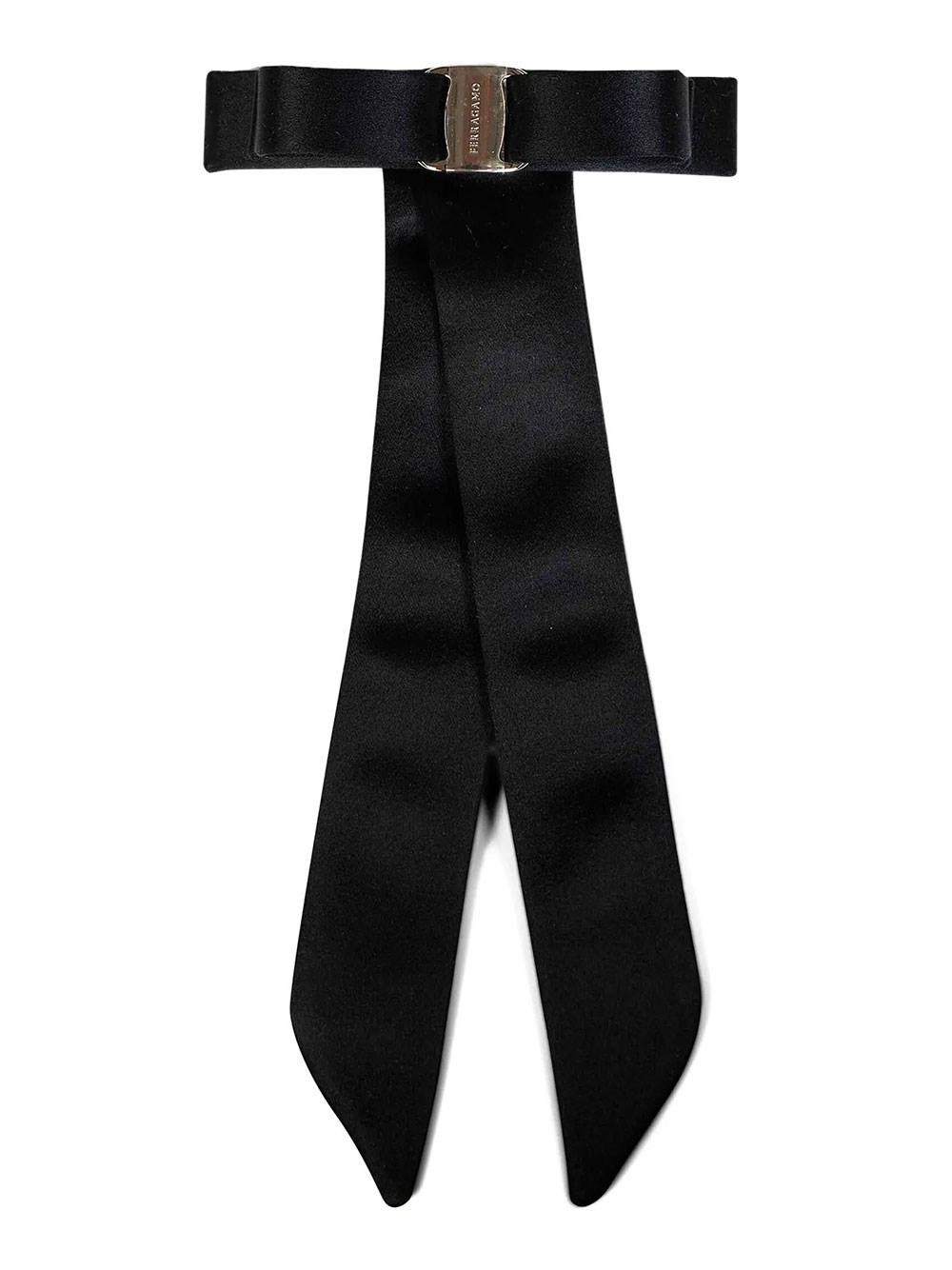 Ferragamo Women's Black Vara Bow Hair Clip