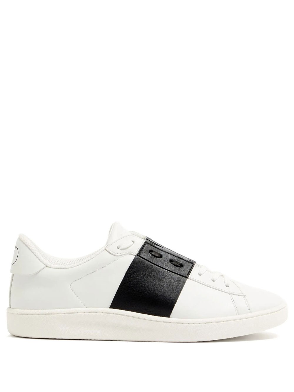 Valentino Garavani Men's White Open Royco Sneakers In Nappa Leather