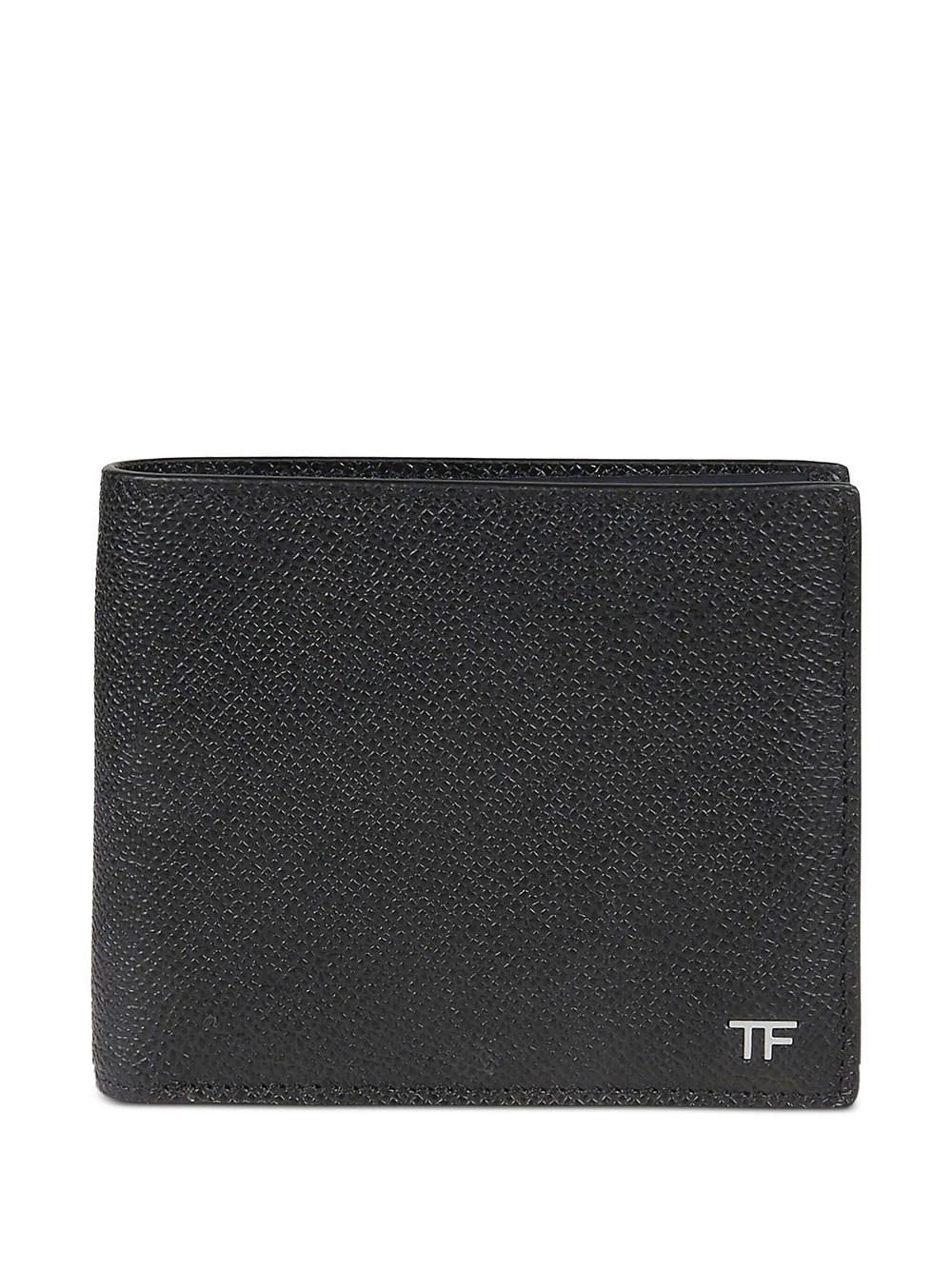 Tom Ford Men's Black Bifold Wallet In Flower Leather