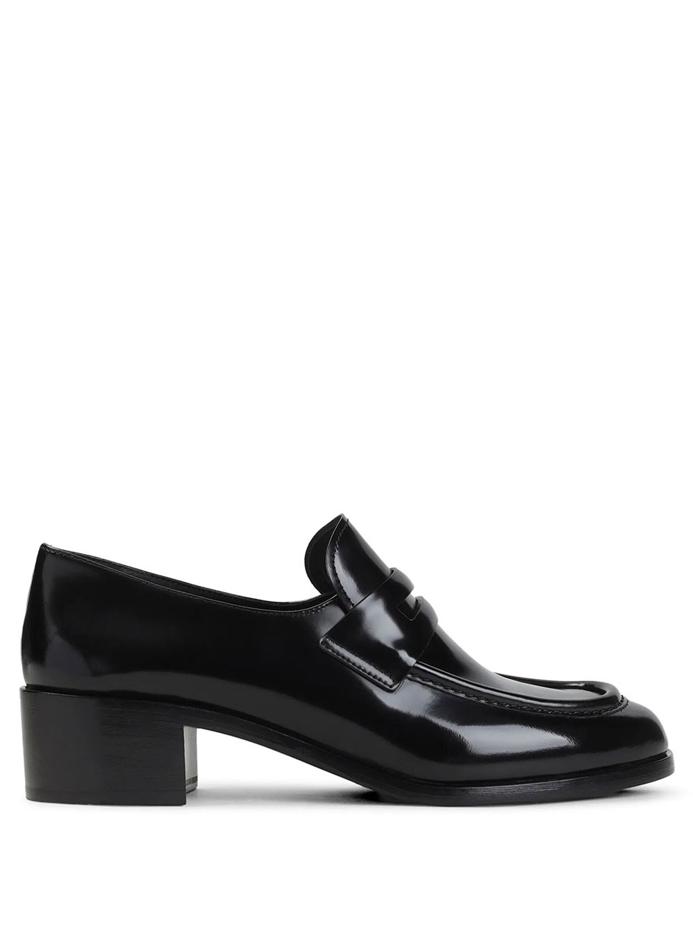 Church's Women's Black Prudence Loafers In Shiny Smoky Leather