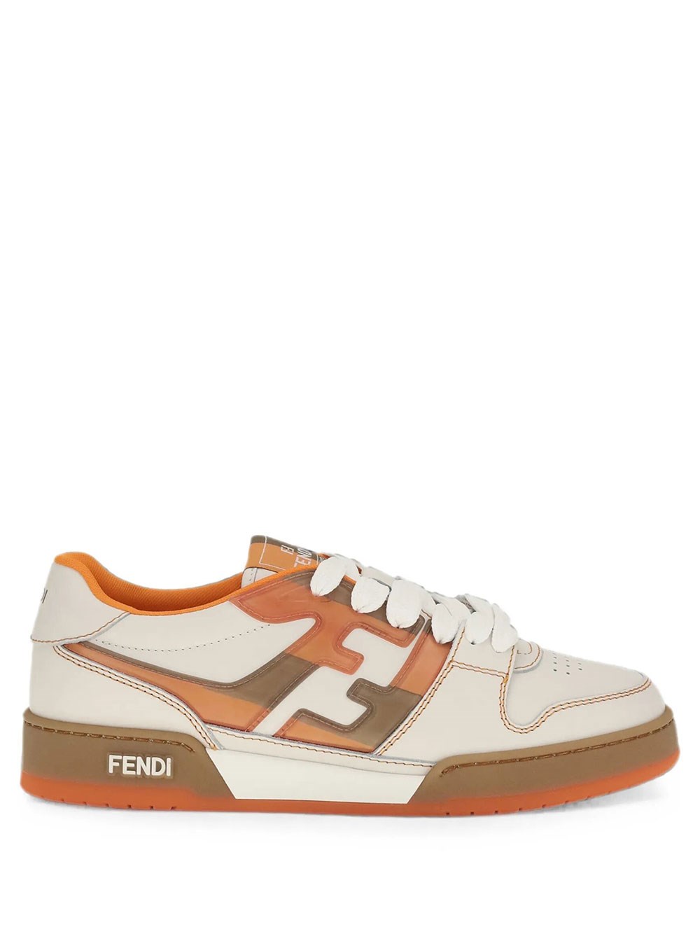 Fendi Men's White Match Sneaker
