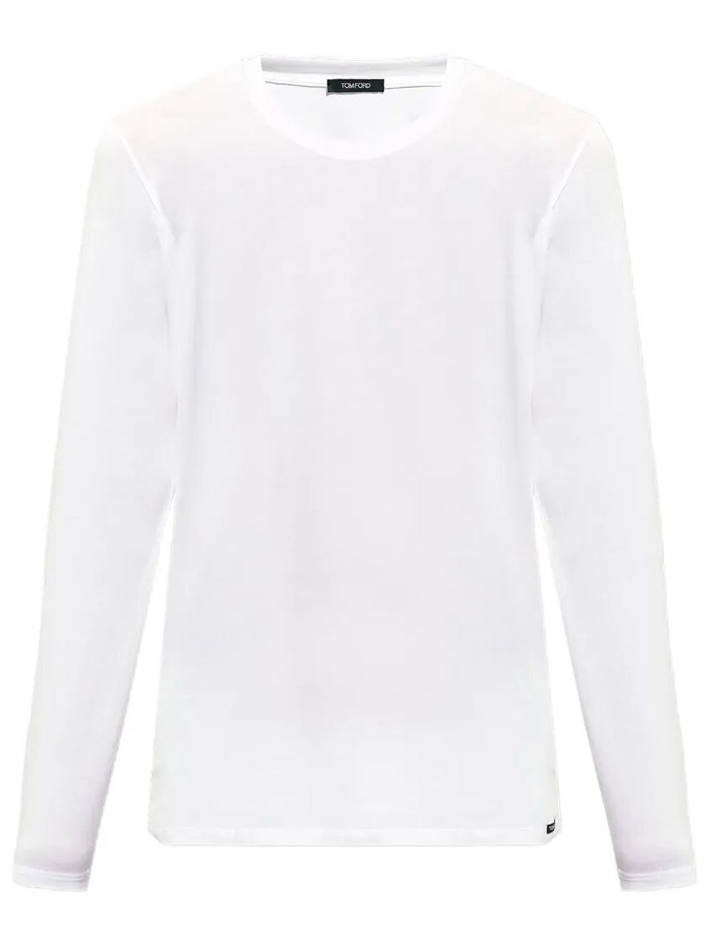 Tom Ford Men's White Long Sleeve Crew Neck T-Shirt