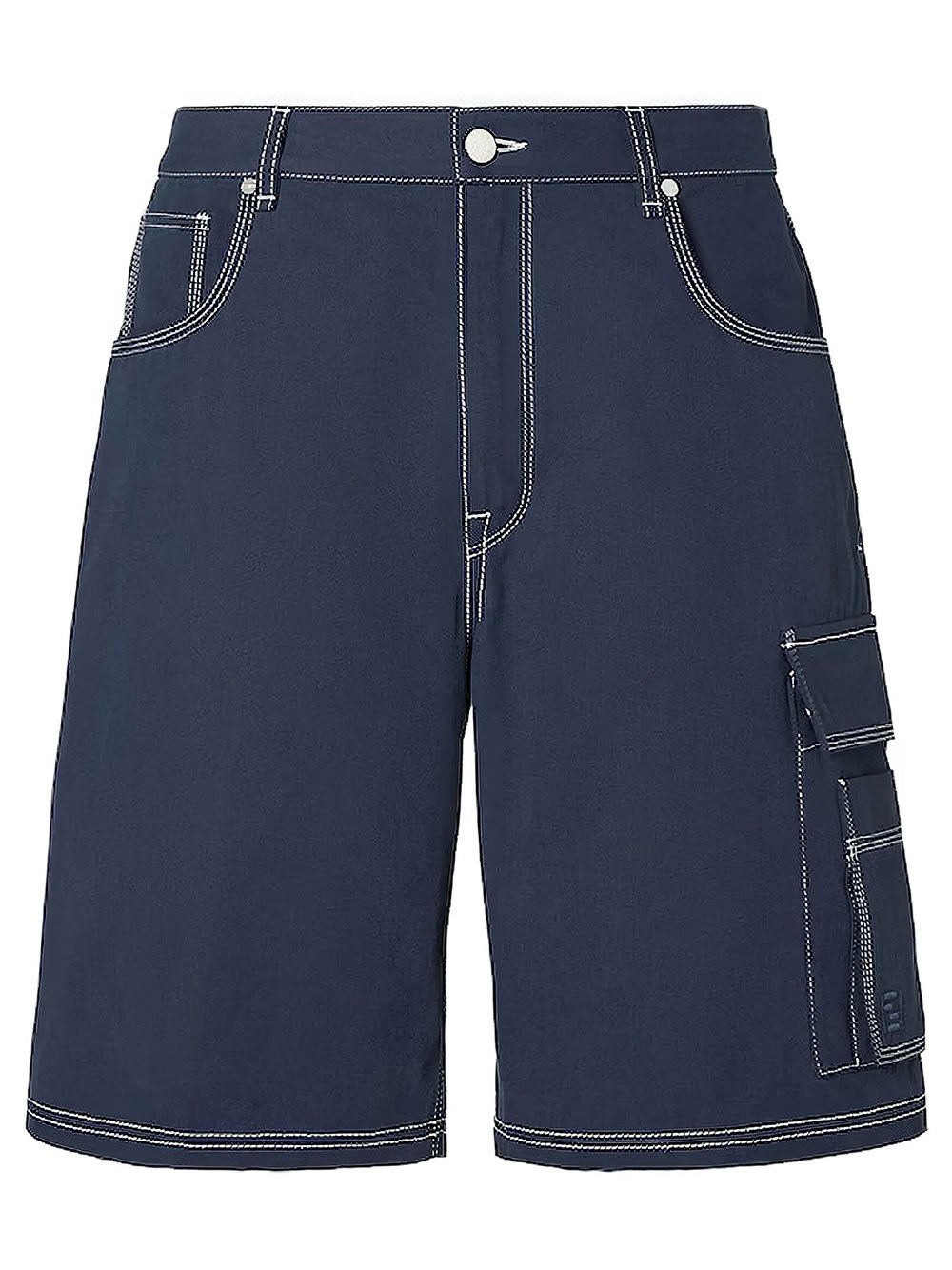 Fendi Men's Blue Canvas Shorts