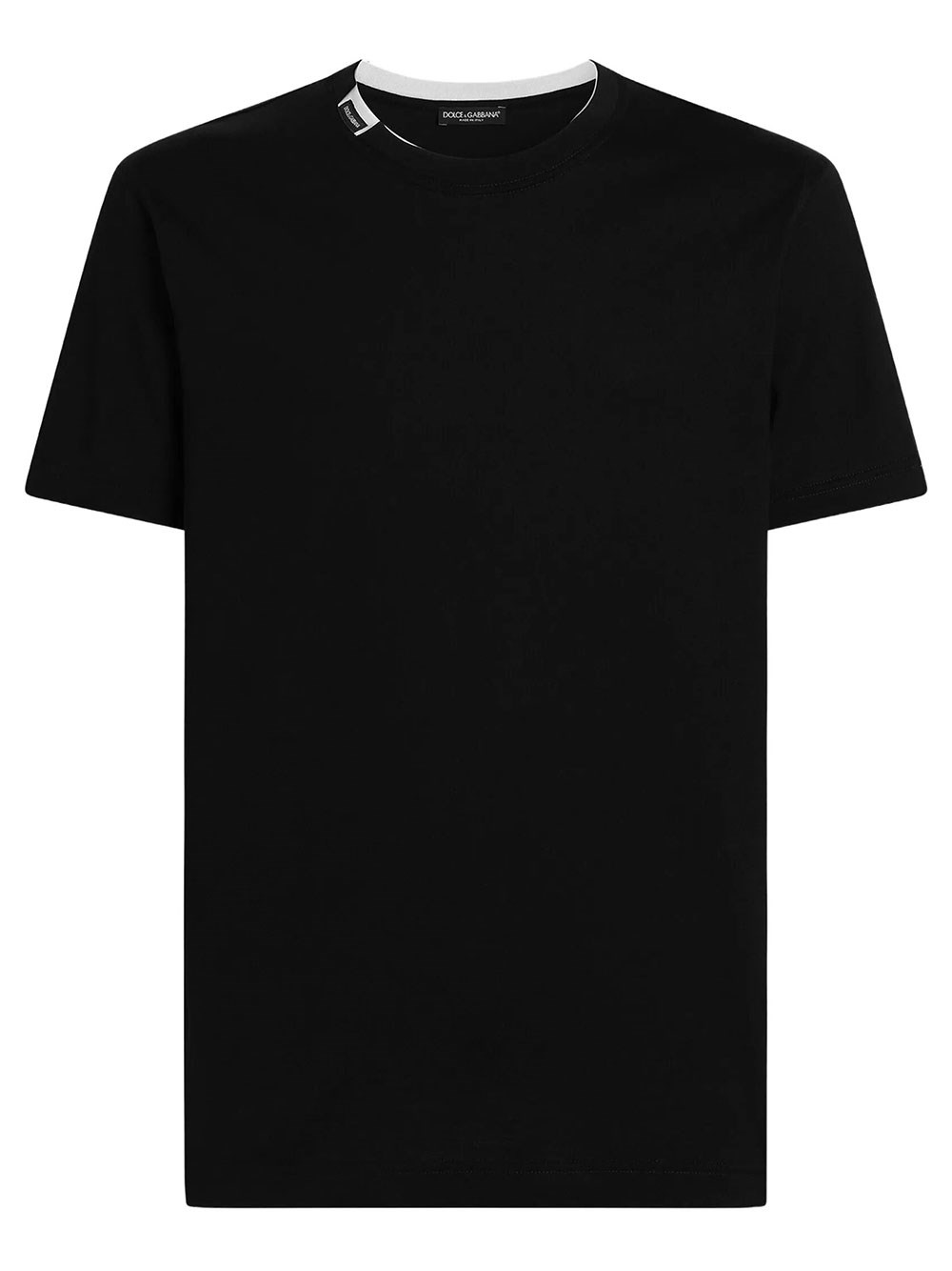 Dolce & Gabbana Men's Black Cotton Jersey T-Shirt