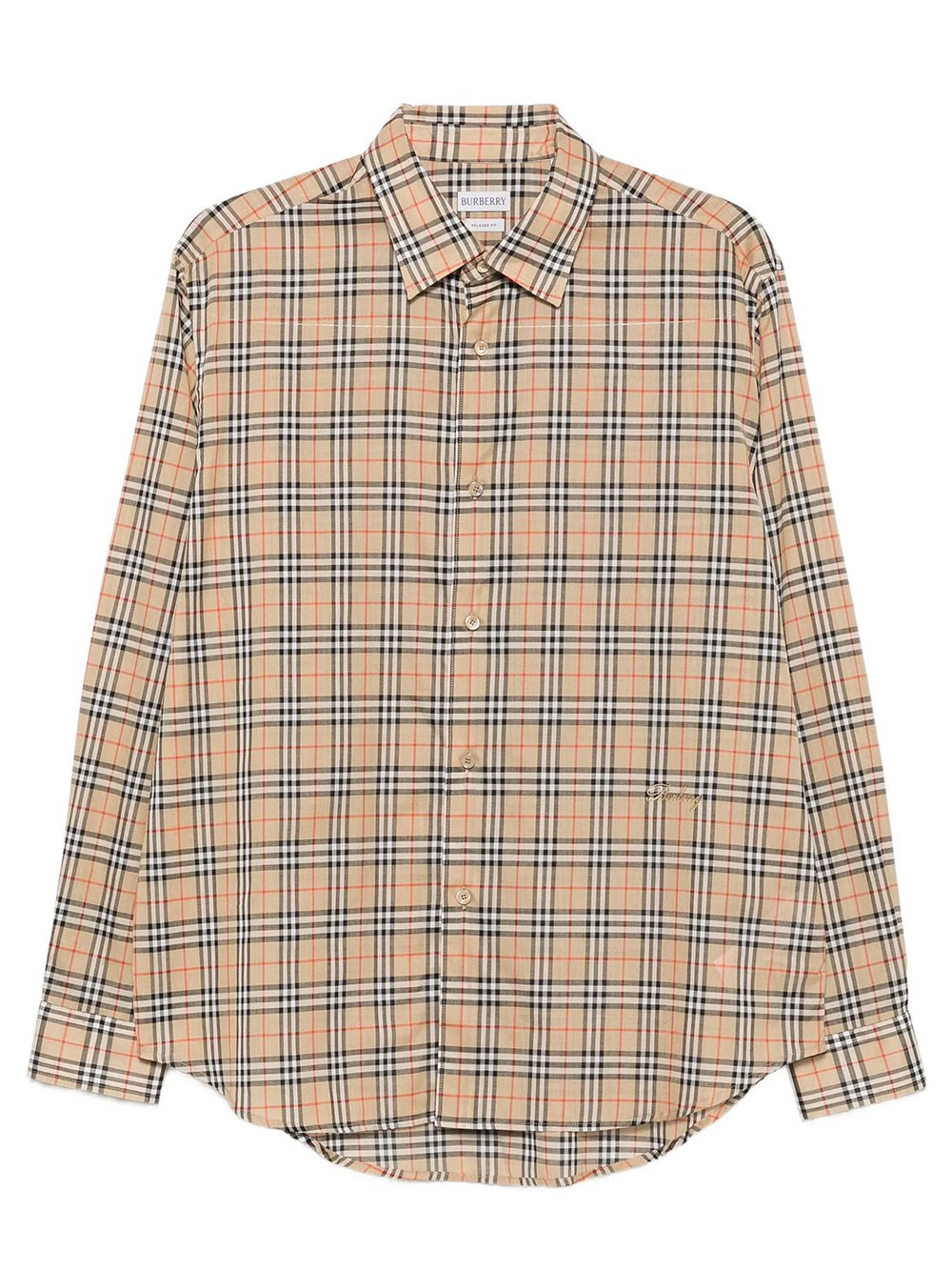 Burberry Uomo Beige - Camicia Radmar - Shirts - Xl - Immagine 6