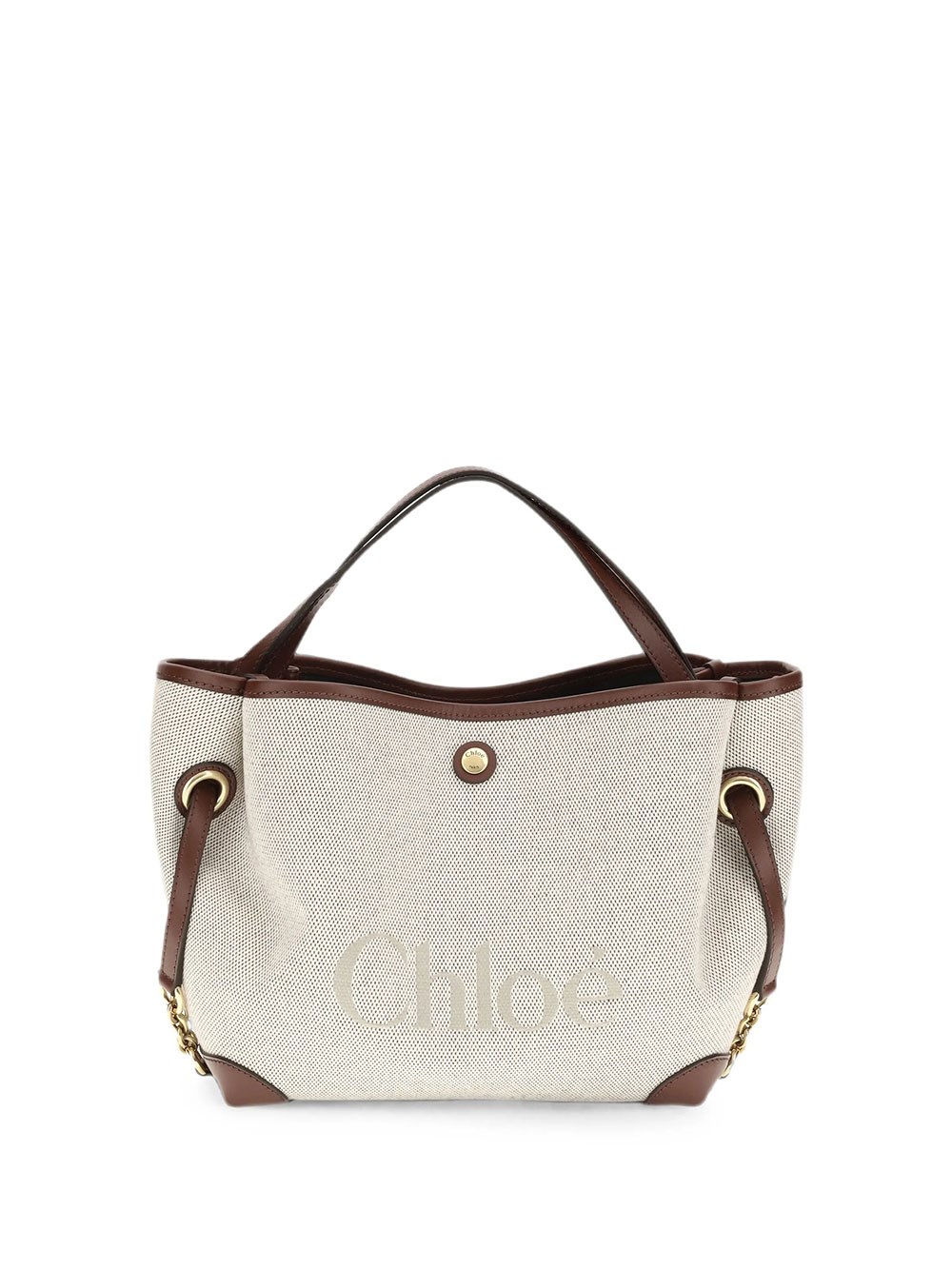 Chloé Women's Nude & Neutrals Small Clover Canvas Bag