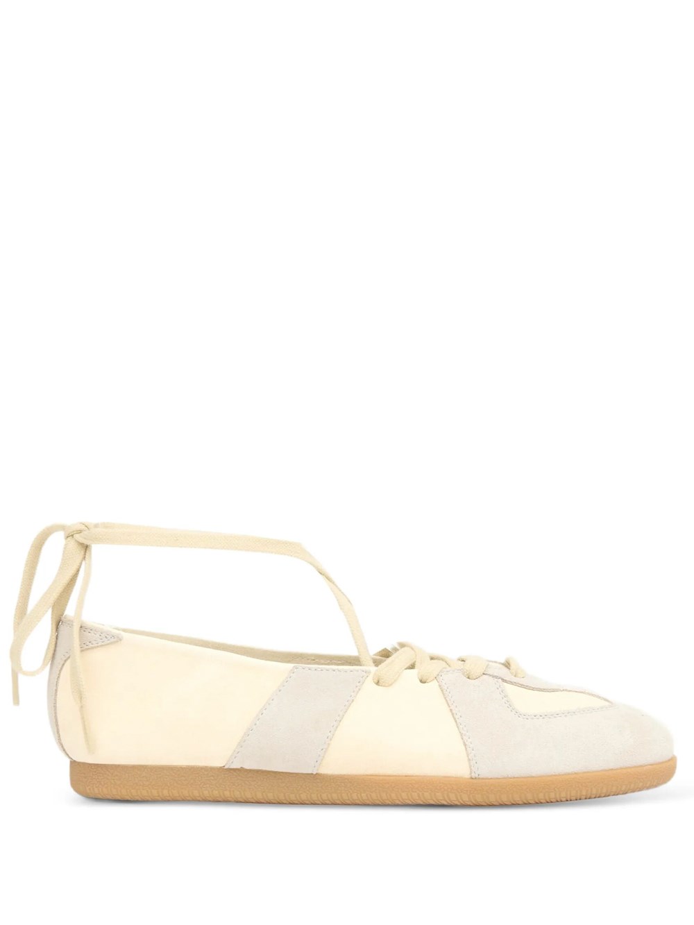 Maison Martin Margiela Women's Nude & Neutrals Replica Ballet With Laces