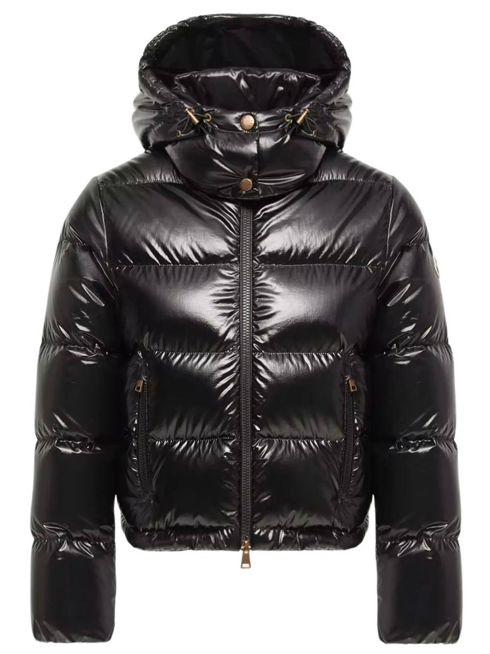 Moncler Women's Black Short Nylon Niveole Puffer
