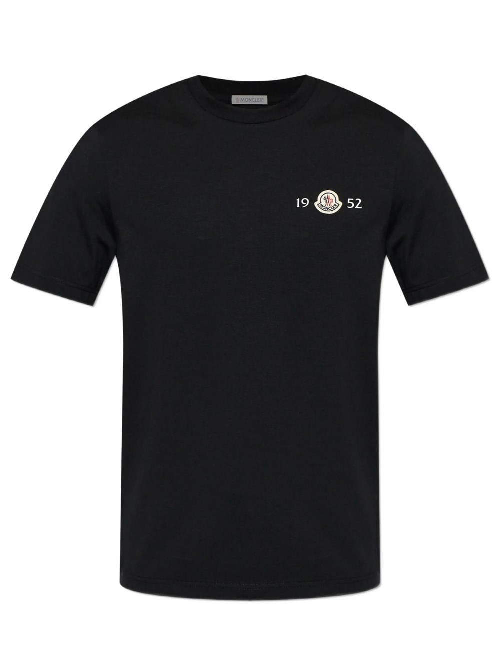 Moncler Men's Black Logo Cotton T-Shirt
