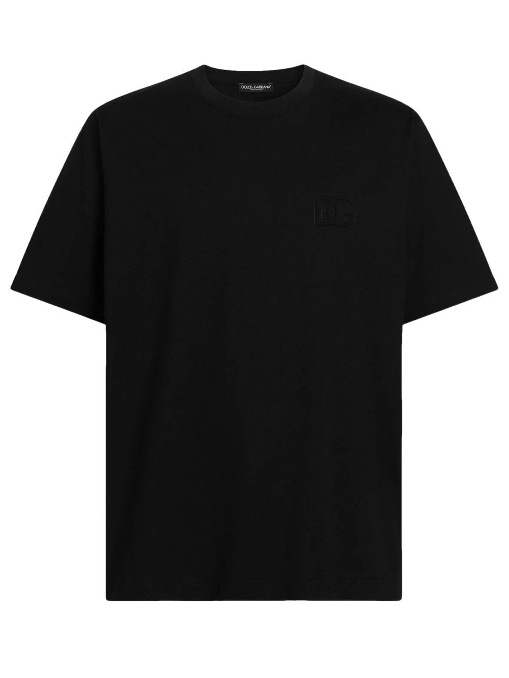 Dolce & Gabbana Men's Black Cotton T-Shirt