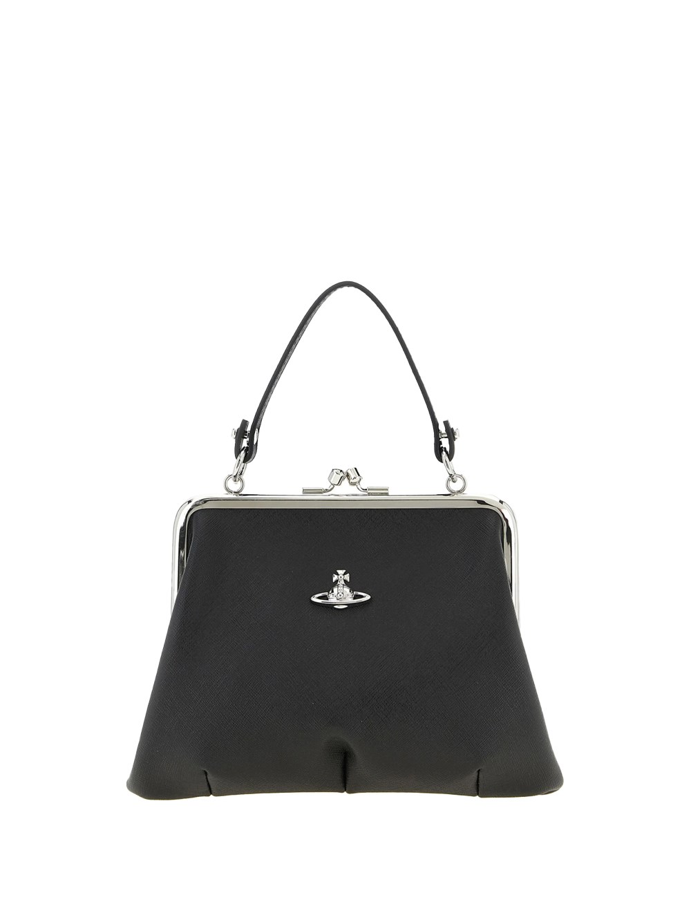 Vivienne Westwood Women's Black Granny Frame Bag Saffiano Finish