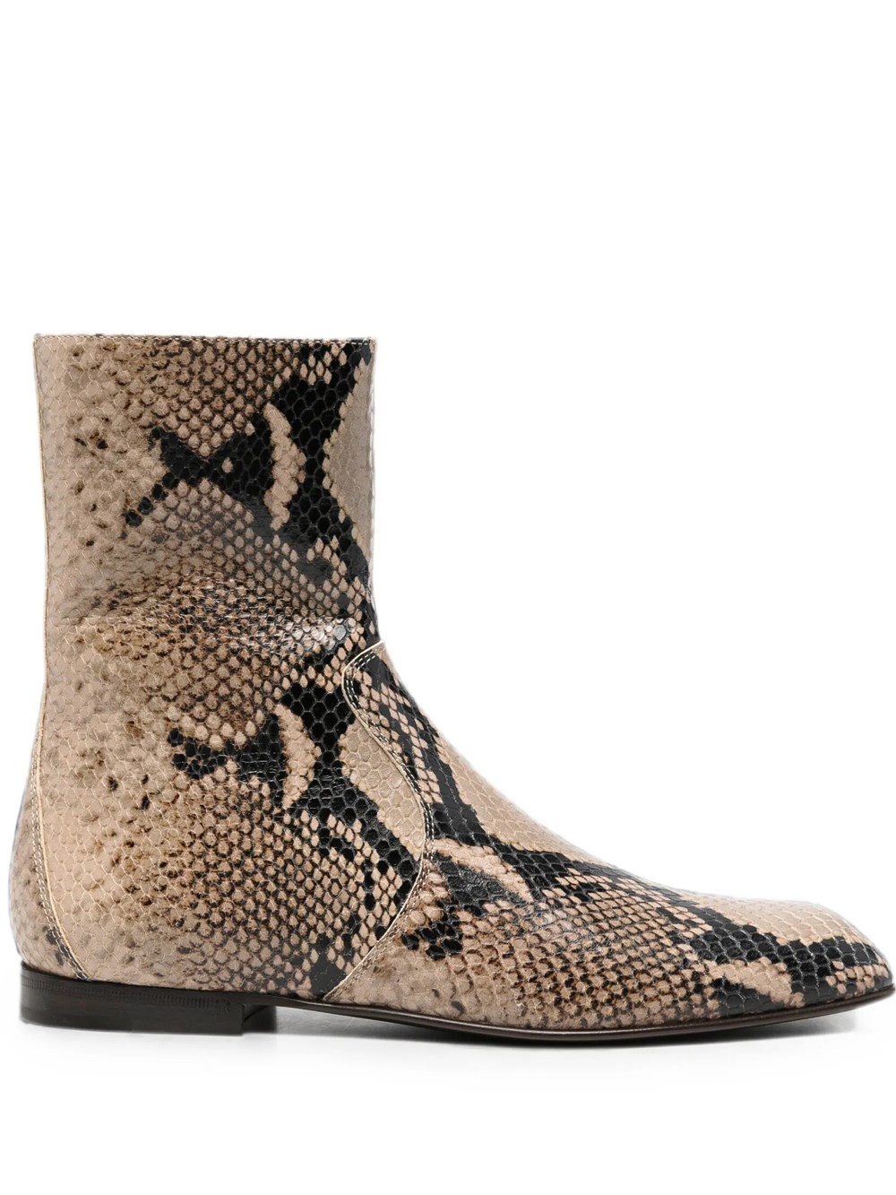 Khaite Colt Ankle Boot In Neutro