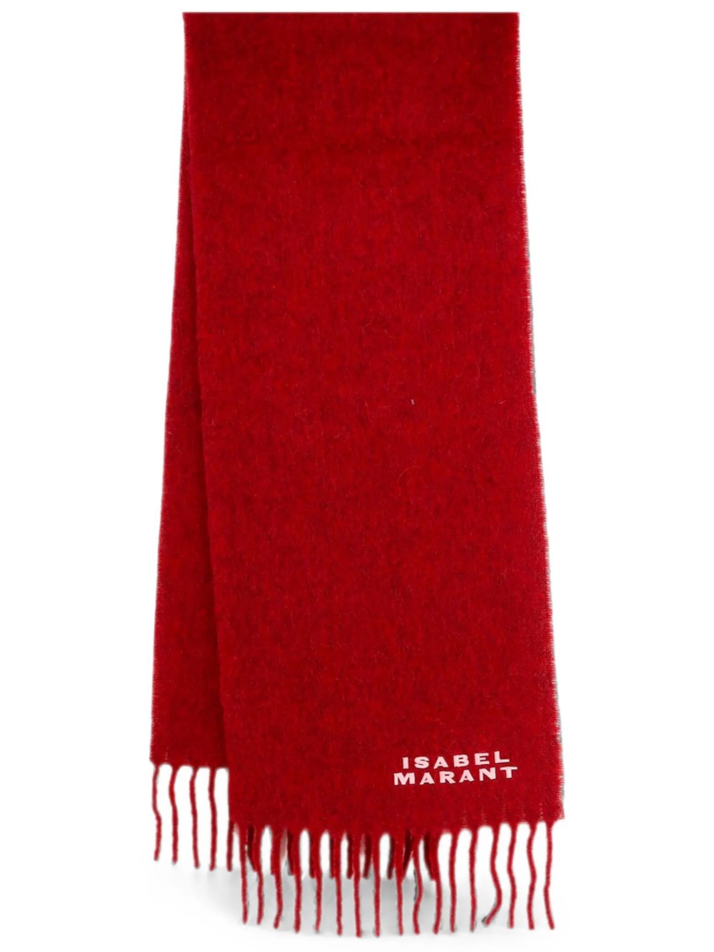 Isabel Marant Sciarpa Firny In Lana In Rosso
