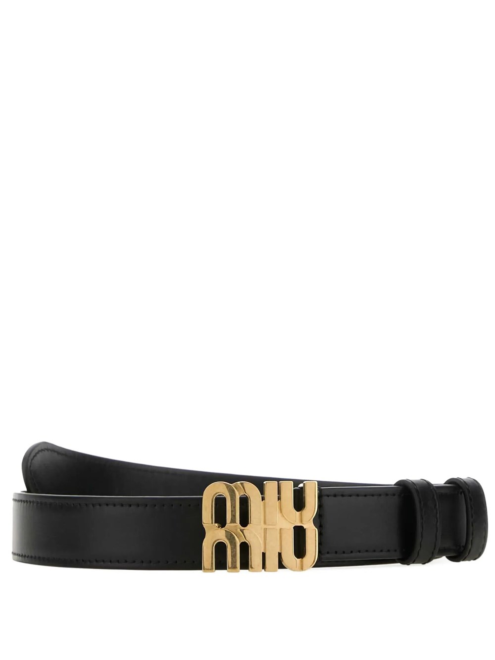 Miu Miu Cintura In Pelle In Nero