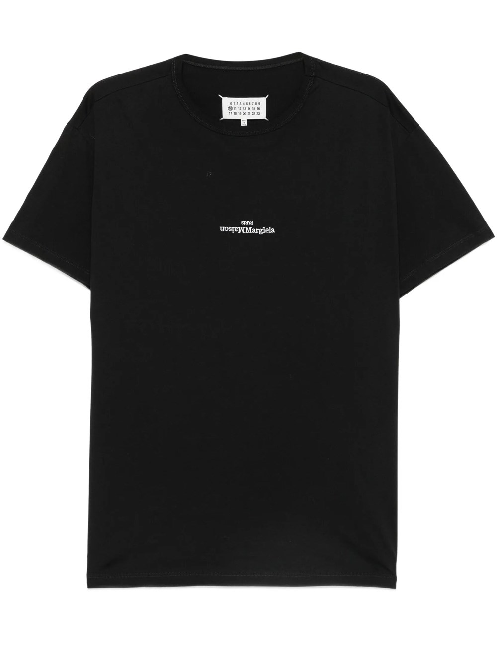 Maison Martin Margiela Men's Black T-Shirt Logo