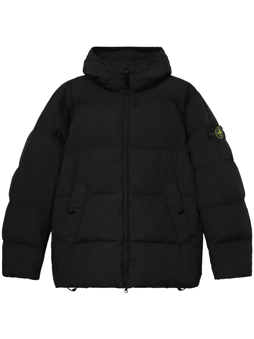Stone Island Men's Black Jacket With Zip
