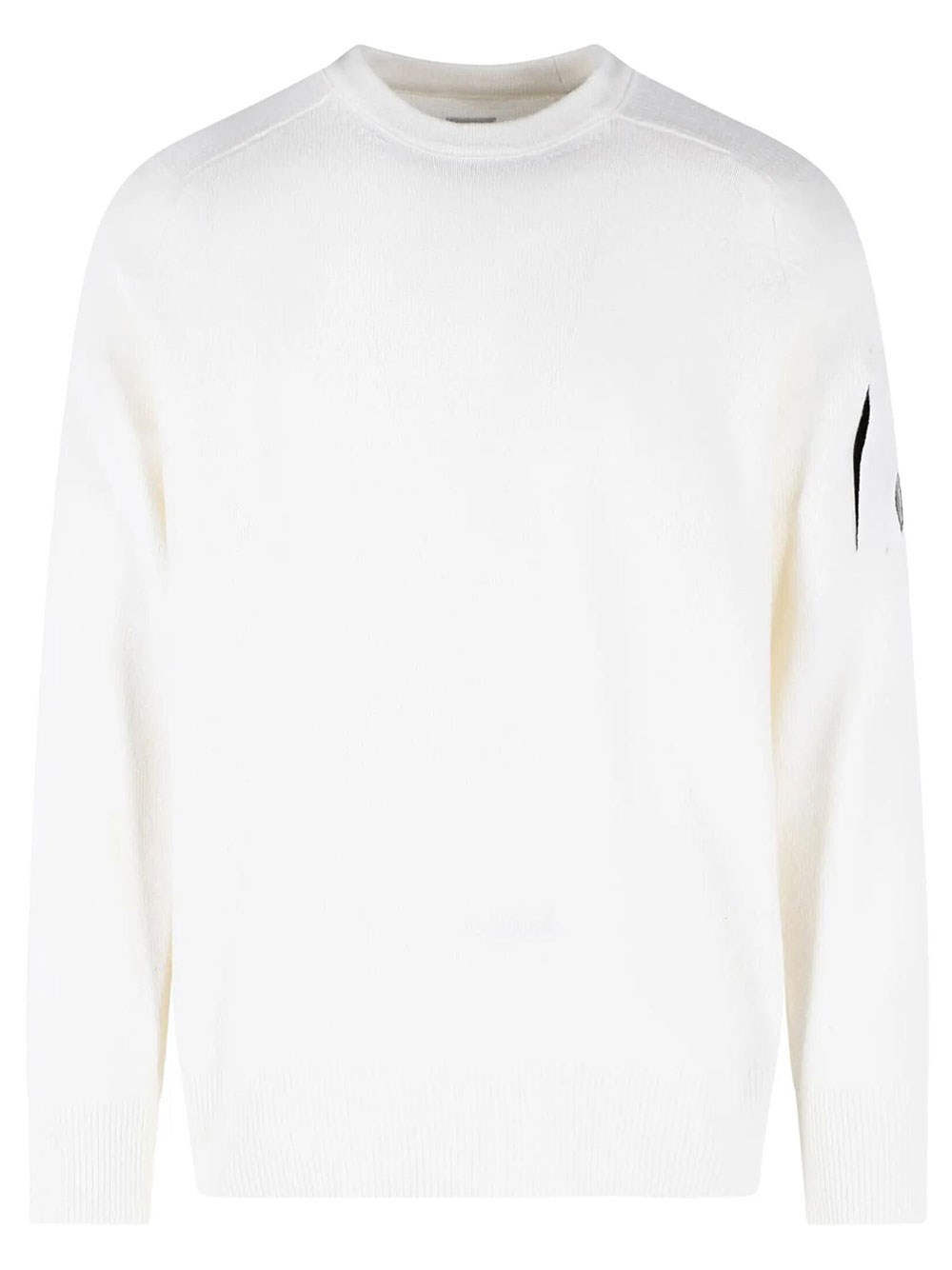 C.p. Company Men's White C. P. Company Crew Neck Pullover