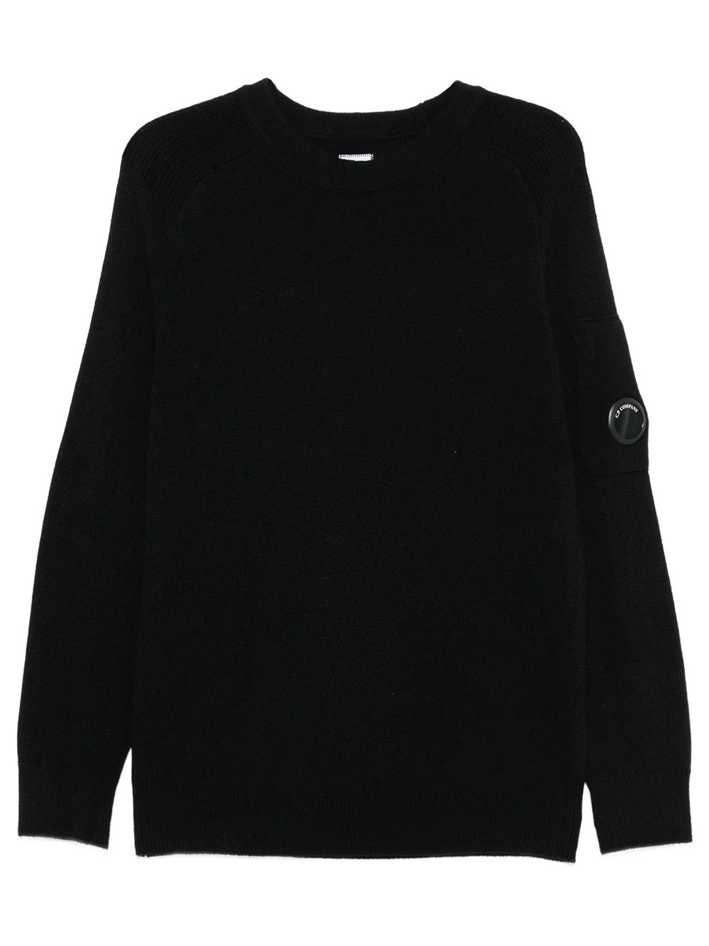 C.p. Company Men's Black C. P. Company Crew Neck Pullover