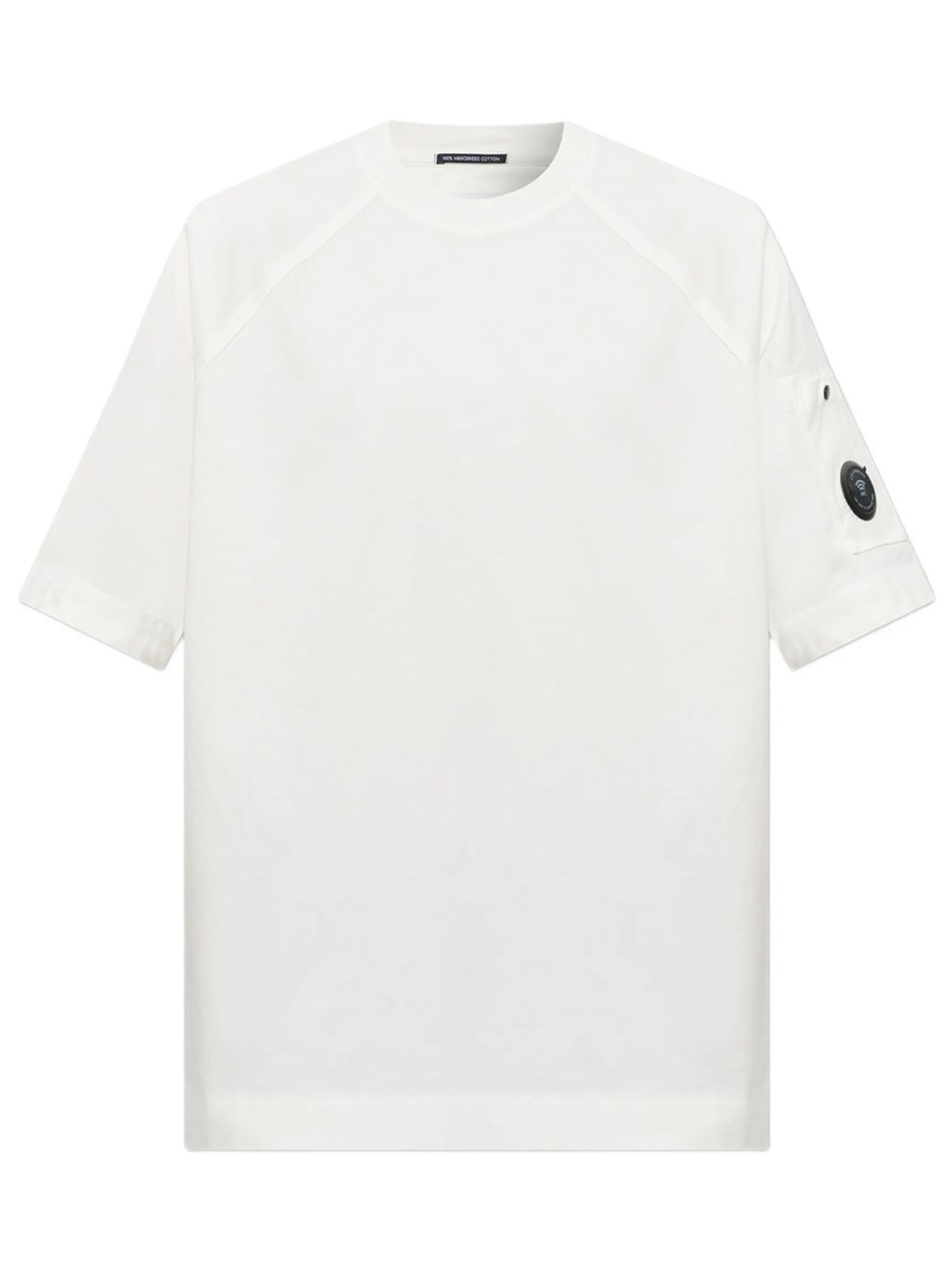 C.p. Company Men's White C. P. Company Short Sleeve Lens T-Shirt