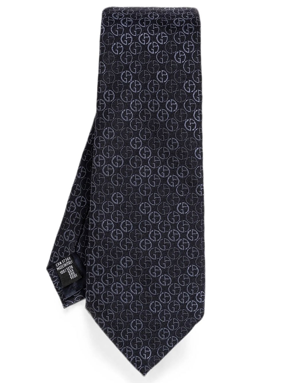Giorgio Armani Cravatta In Seta In Blu