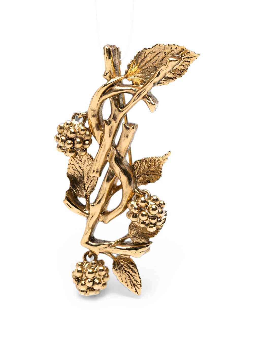 Saint Laurent Spilla In Metallizzato