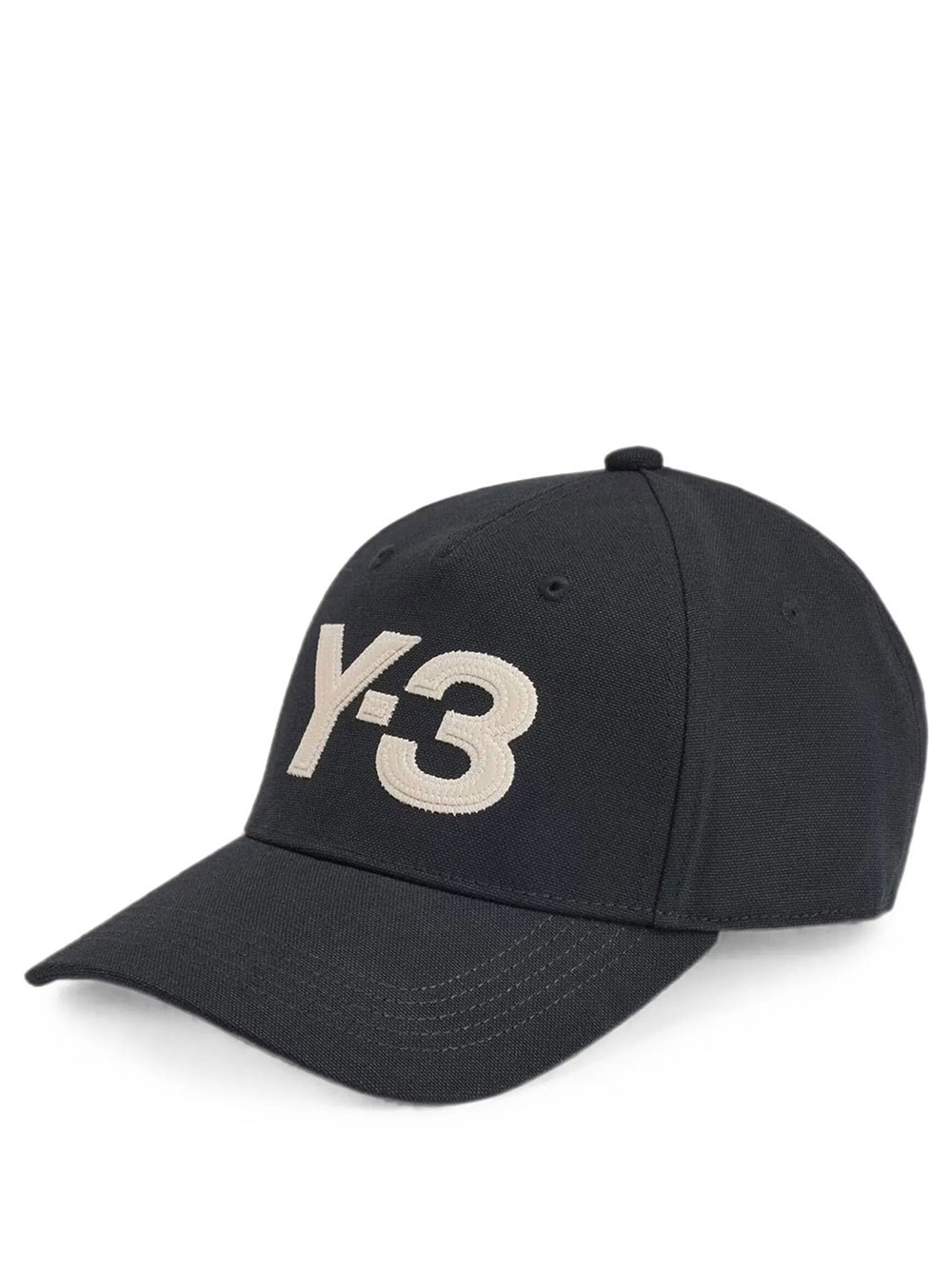 Y-3 Cappellino Con Logo  In Nero