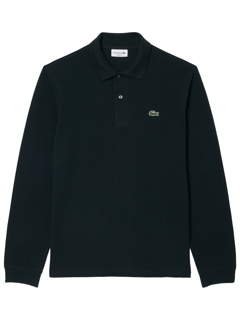 Lacoste Polo A Maniche Lunghe L.12.12 Di  In Verde
