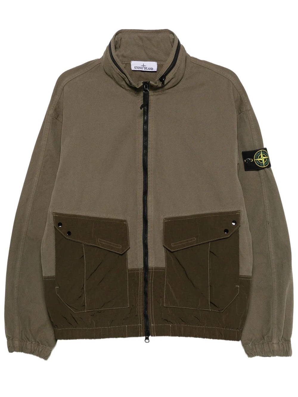 Stone Island Men's Green Overshirt Jacket